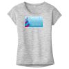 OCSO Multi-Colors Sublimatable Ladies PosiCharge Electric Heather Sporty Tee Thumbnail