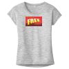OCSO Multi-Colors Sublimatable Ladies PosiCharge Electric Heather Sporty Tee Thumbnail