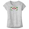 OCSO Multi-Colors Sublimatable Ladies PosiCharge Electric Heather Sporty Tee Thumbnail