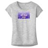 OCSO Multi-Colors Sublimatable Ladies PosiCharge Electric Heather Sporty Tee Thumbnail