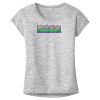OCSO Multi-Colors Sublimatable Ladies PosiCharge Electric Heather Sporty Tee Thumbnail