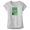 OCSO Multi-Colors Sublimatable Ladies PosiCharge Electric Heather Sporty Tee Thumbnail
