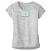 OCSO Multi-Colors Sublimatable Ladies PosiCharge Electric Heather Sporty Tee Thumbnail