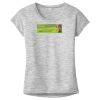 OCSO Multi-Colors Sublimatable Ladies PosiCharge Electric Heather Sporty Tee Thumbnail