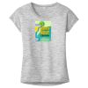 OCSO Multi-Colors Sublimatable Ladies PosiCharge Electric Heather Sporty Tee Thumbnail