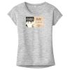 OCSO Multi-Colors Sublimatable Ladies PosiCharge Electric Heather Sporty Tee Thumbnail