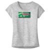 OCSO Multi-Colors Sublimatable Ladies PosiCharge Electric Heather Sporty Tee Thumbnail