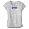 OCSO Multi-Colors Sublimatable Ladies PosiCharge Electric Heather Sporty Tee Thumbnail
