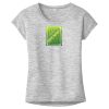 OCSO Multi-Colors Sublimatable Ladies PosiCharge Electric Heather Sporty Tee Thumbnail