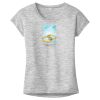 OCSO Multi-Colors Sublimatable Ladies PosiCharge Electric Heather Sporty Tee Thumbnail