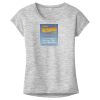 OCSO Multi-Colors Sublimatable Ladies PosiCharge Electric Heather Sporty Tee Thumbnail