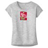 OCSO Multi-Colors Sublimatable Ladies PosiCharge Electric Heather Sporty Tee Thumbnail
