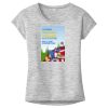 OCSO Multi-Colors Sublimatable Ladies PosiCharge Electric Heather Sporty Tee Thumbnail