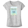 OCSO Multi-Colors Sublimatable Ladies PosiCharge Electric Heather Sporty Tee Thumbnail
