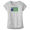 OCSO Multi-Colors Sublimatable Ladies PosiCharge Electric Heather Sporty Tee Thumbnail