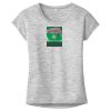 OCSO Multi-Colors Sublimatable Ladies PosiCharge Electric Heather Sporty Tee Thumbnail