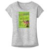 OCSO Multi-Colors Sublimatable Ladies PosiCharge Electric Heather Sporty Tee Thumbnail