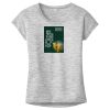 OCSO Multi-Colors Sublimatable Ladies PosiCharge Electric Heather Sporty Tee Thumbnail