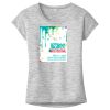 OCSO Multi-Colors Sublimatable Ladies PosiCharge Electric Heather Sporty Tee Thumbnail