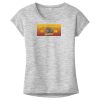 OCSO Multi-Colors Sublimatable Ladies PosiCharge Electric Heather Sporty Tee Thumbnail
