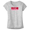 OCSO Multi-Colors Sublimatable Ladies PosiCharge Electric Heather Sporty Tee Thumbnail