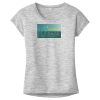 OCSO Multi-Colors Sublimatable Ladies PosiCharge Electric Heather Sporty Tee Thumbnail