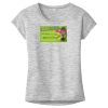 OCSO Multi-Colors Sublimatable Ladies PosiCharge Electric Heather Sporty Tee Thumbnail