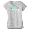 OCSO Multi-Colors Sublimatable Ladies PosiCharge Electric Heather Sporty Tee Thumbnail