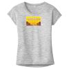 OCSO Multi-Colors Sublimatable Ladies PosiCharge Electric Heather Sporty Tee Thumbnail