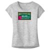 OCSO Multi-Colors Sublimatable Ladies PosiCharge Electric Heather Sporty Tee Thumbnail