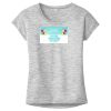OCSO Multi-Colors Sublimatable Ladies PosiCharge Electric Heather Sporty Tee Thumbnail