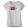 OCSO Multi-Colors Sublimatable Ladies PosiCharge Electric Heather Sporty Tee Thumbnail