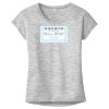 OCSO Multi-Colors Sublimatable Ladies PosiCharge Electric Heather Sporty Tee Thumbnail