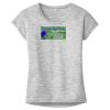 OCSO Multi-Colors Sublimatable Ladies PosiCharge Electric Heather Sporty Tee Thumbnail