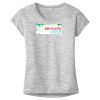 OCSO Multi-Colors Sublimatable Ladies PosiCharge Electric Heather Sporty Tee Thumbnail
