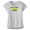 OCSO Multi-Colors Sublimatable Ladies PosiCharge Electric Heather Sporty Tee Thumbnail