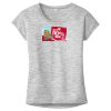 OCSO Multi-Colors Sublimatable Ladies PosiCharge Electric Heather Sporty Tee Thumbnail