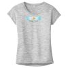 OCSO Multi-Colors Sublimatable Ladies PosiCharge Electric Heather Sporty Tee Thumbnail