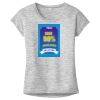 OCSO Multi-Colors Sublimatable Ladies PosiCharge Electric Heather Sporty Tee Thumbnail