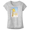 OCSO Multi-Colors Sublimatable Ladies PosiCharge Electric Heather Sporty Tee Thumbnail