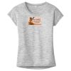 OCSO Multi-Colors Sublimatable Ladies PosiCharge Electric Heather Sporty Tee Thumbnail