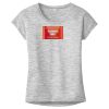 OCSO Multi-Colors Sublimatable Ladies PosiCharge Electric Heather Sporty Tee Thumbnail