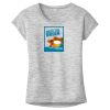 OCSO Multi-Colors Sublimatable Ladies PosiCharge Electric Heather Sporty Tee Thumbnail