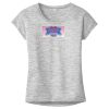 OCSO Multi-Colors Sublimatable Ladies PosiCharge Electric Heather Sporty Tee Thumbnail