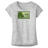 OCSO Multi-Colors Sublimatable Ladies PosiCharge Electric Heather Sporty Tee Thumbnail
