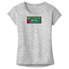 OCSO Multi-Colors Sublimatable Ladies PosiCharge Electric Heather Sporty Tee Thumbnail