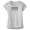 OCSO Multi-Colors Sublimatable Ladies PosiCharge Electric Heather Sporty Tee Thumbnail