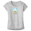 OCSO Multi-Colors Sublimatable Ladies PosiCharge Electric Heather Sporty Tee Thumbnail