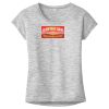 OCSO Multi-Colors Sublimatable Ladies PosiCharge Electric Heather Sporty Tee Thumbnail