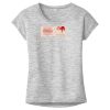 OCSO Multi-Colors Sublimatable Ladies PosiCharge Electric Heather Sporty Tee Thumbnail